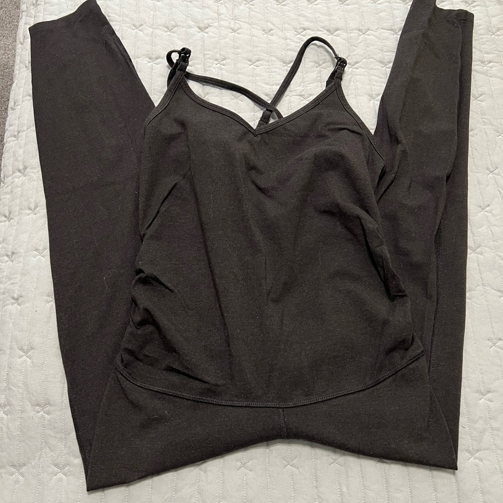 Grey Strappy Jumpsuit